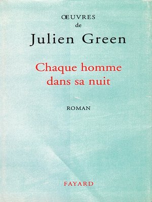 cover image of Chaque homme dans sa nuit